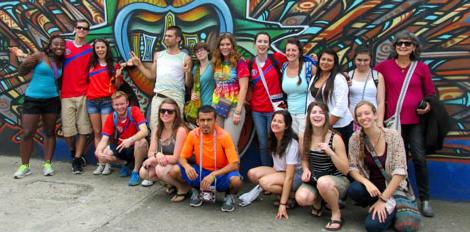 Study abroad Students and Faculty in Costa Rica